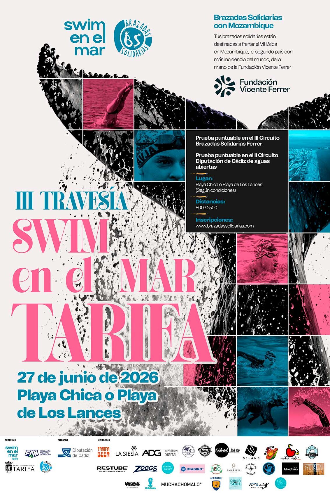 III Travesía solidaria SWIM en el mar Tarifa - 27 de junio de 2026
