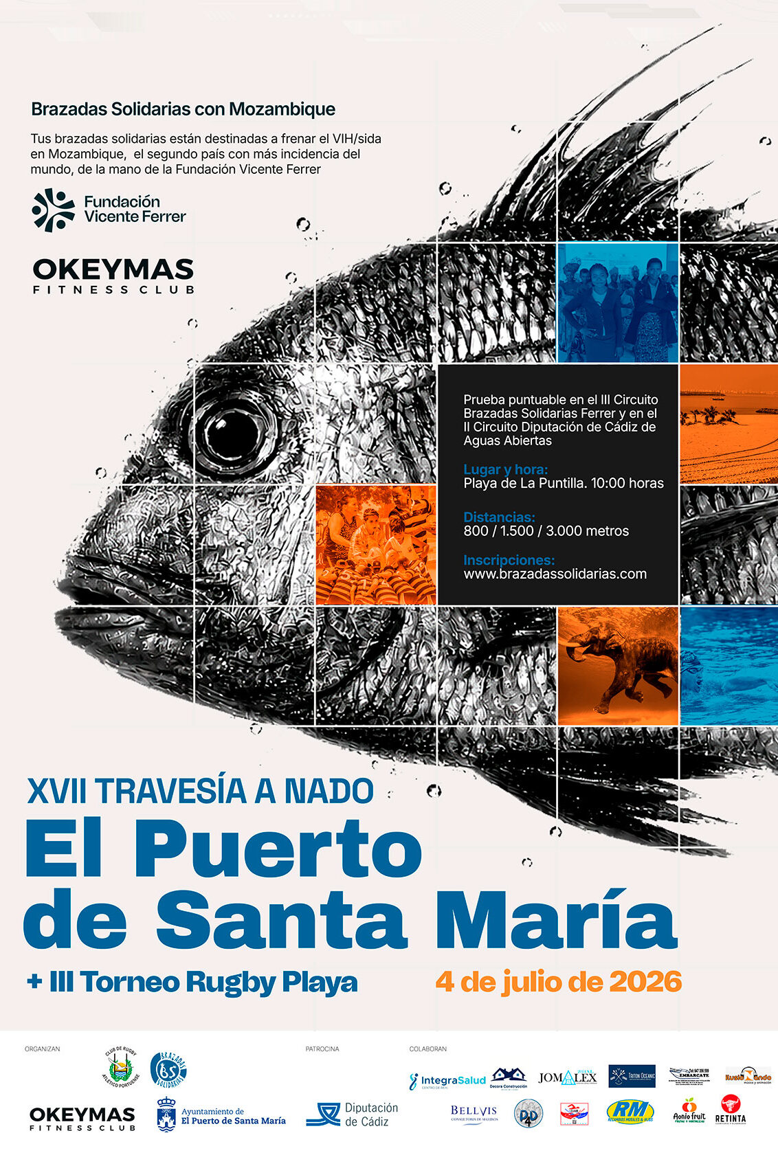 XVII Travesía a nado de El Puerto de Santa María (Cádiz) - 4 de julio de 2026