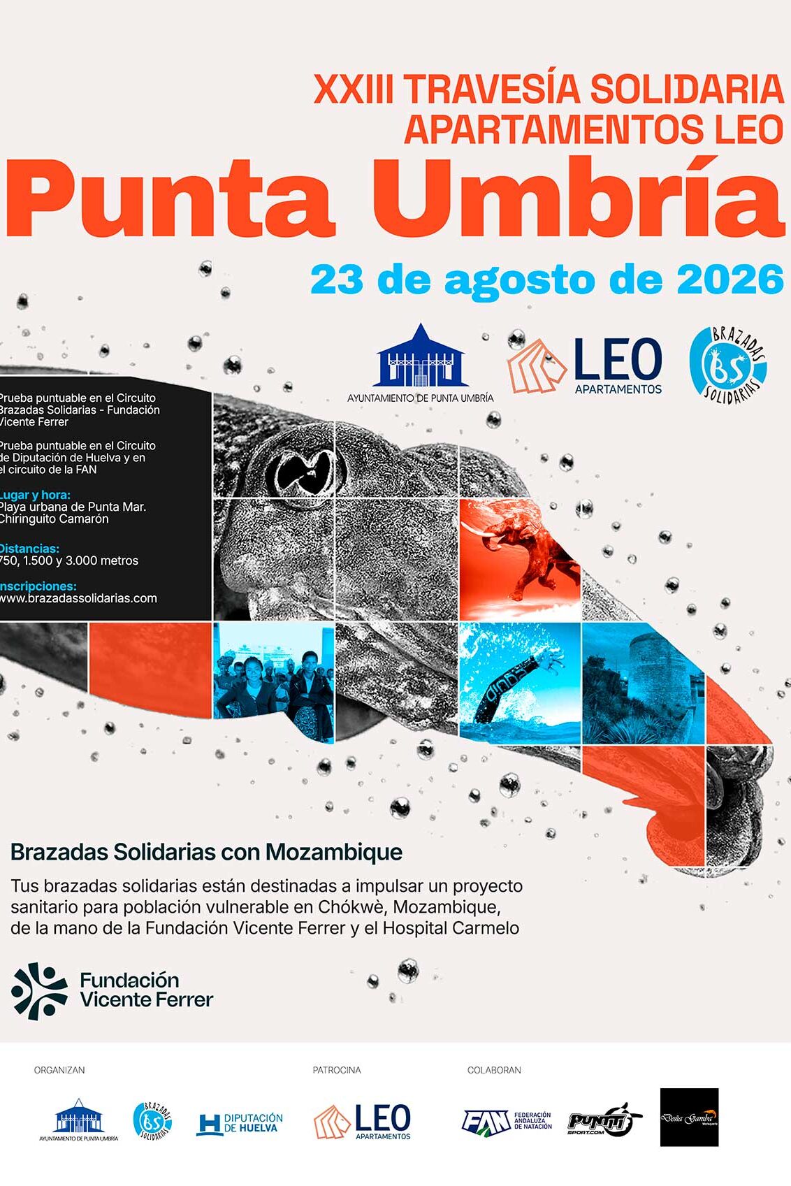 XXIII Travesía solidaria Apartamentos Leo Punta Umbría - 23 de agosto de 2026