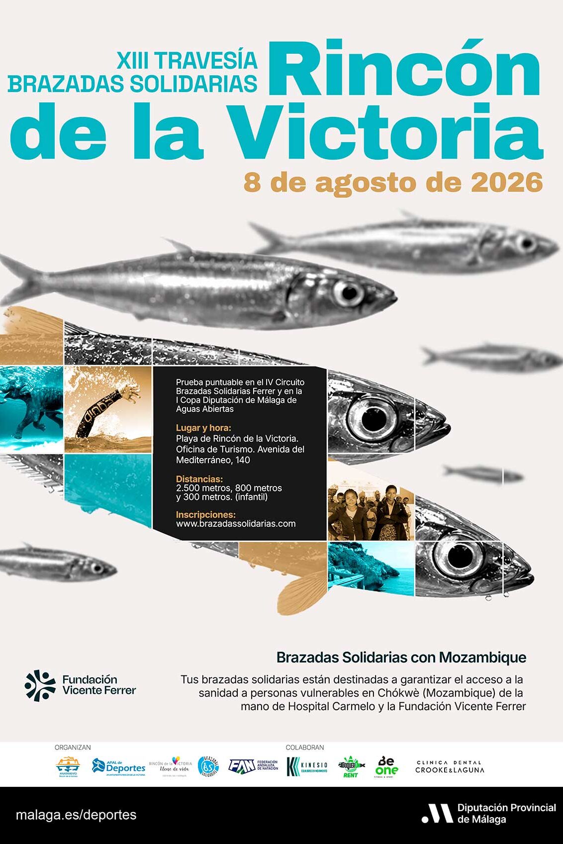 XIII Travesía Brazadas Solidarias Rincón de la Victoria - 8 de agosto de 2026