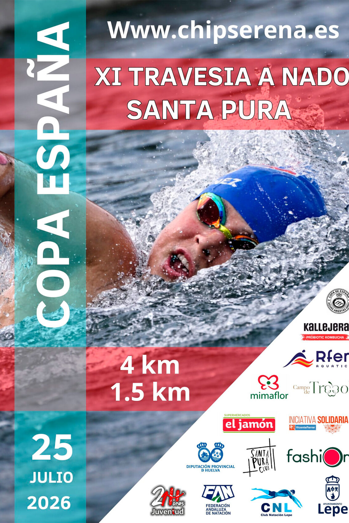 XI Travesía a nado Santa Pura (Huelva) - 25 de julio de 2026